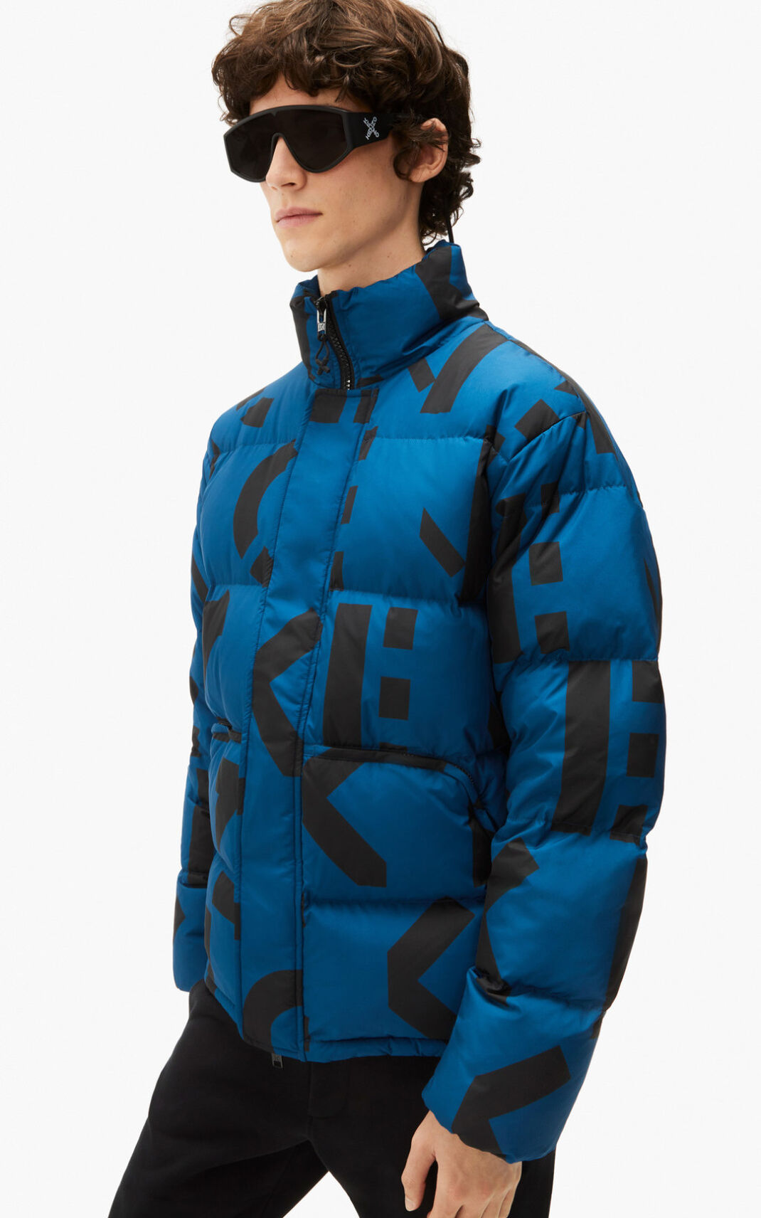 Kenzo Sport monogram Pehelykabát Férfi Sötét Kék | ID.381043